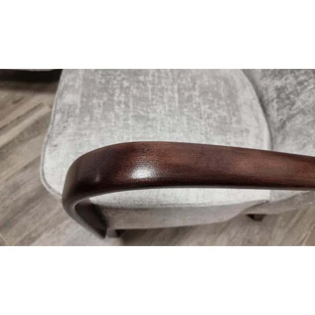 Set of Armchairs by Jindrich Halabala for Up Závody, 1960s For Sale - Image 9 of 11