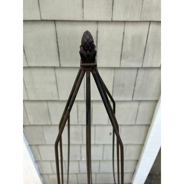 Garden Topiary Form in Wrought Iron. hand crafted wrought iron topiary form that is perfect for growing flowering vines or...