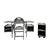 1970s Desk and Chair Set by Castiglioni, 1979, Set of 2 For Sale - Image 5 of 15