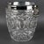 Art Deco Chrome and Crystal Champagne Ice Bucket by Alois Straszak for Le Crabe For Sale - Image 10 of 14
