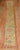 An early 20th century narrow and long bright green field Antique turkish oushak runner. Size 2'6'' x 15'1''.