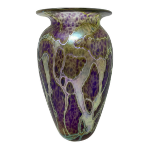 Robert Eickholt Art Glass Vase Signed and Dated on Bottom