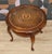 1960s Chippendale Round Side Table with Shelf Wicker and Glass by Ilse Möbel, 1960s For Sale - Image 5 of 15
