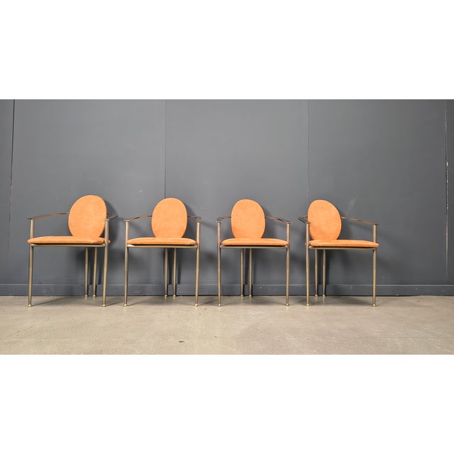 Vintage Dining Chairs from Belgo Chrom, 1980s, Set of 4 For Sale - Image 4 of 14