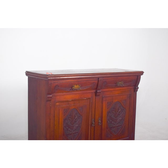 European Sideboard in Dark Wood For Sale - Image 3 of 10