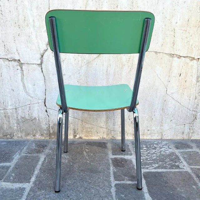 Children's Chair in Green Formica, 1960s For Sale - Image 5 of 12