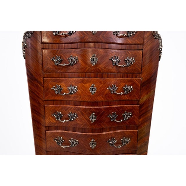 Metal Early 20th Century Chest of Drawers-Chiffonier, France, 1890s For Sale - Image 7 of 10