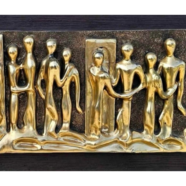 1960s Lovers Huge Brutalist Fiberglass Wall Sculpture Espada for Finesse Originals Mad Men For Sale - Image 14 of 16