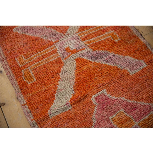 Textile Vintage Distressed Kurd Rug Runner - 3' X 9'7" For Sale - Image 7 of 12