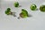 Mid-Century Modern Vintage Swedish Green Glass Knobs, 1960s, Set of 6 For Sale - Image 3 of 11