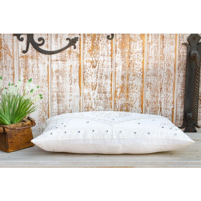 Sheesha Embroidered Lumbar Pillow For Sale - Image 4 of 9
