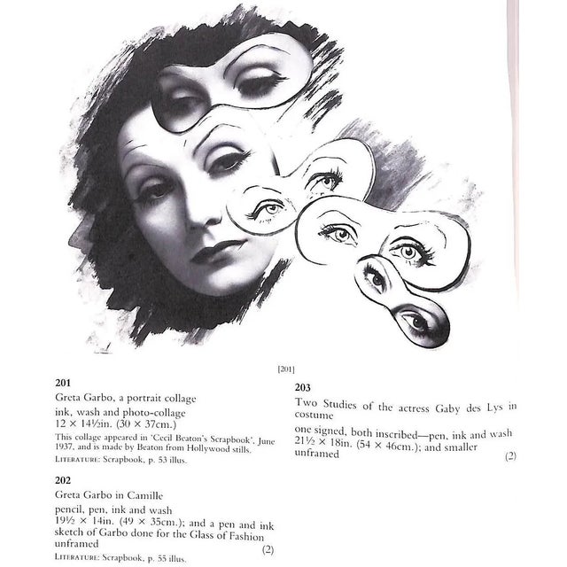 "Cecil Beaton: Stage and Costume Designs, Portraits Fashion Drawings and Landscapes" 1984 Christie's London For Sale - Image 12 of 12