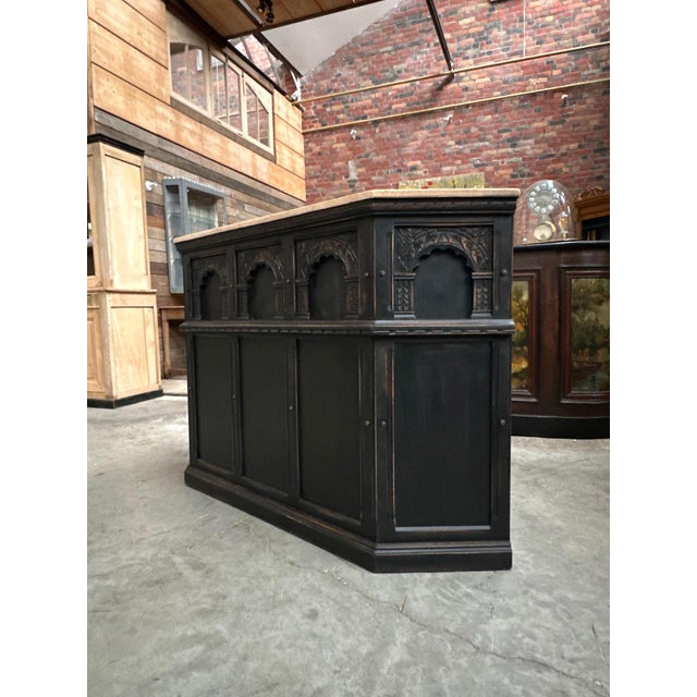 Early 20th Century Oak Bar Counter For Sale - Image 3 of 8