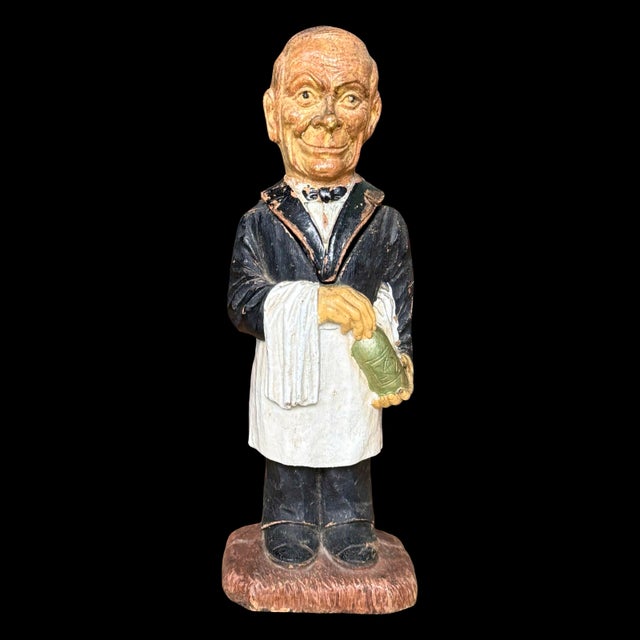 Mid-Century Modern Vintage Syroco “Waiter” Figural Corkscrew Mid-Century Barware For Sale - Image 3 of 8