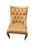 Marge Carson Tufted Gold Dining Chairs With Nailhead Trim, Set of 6 For Sale - Image 10 of 17