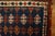 1900s Multicolor Geometric Tribal Antique Soumak 2' X9" Handknotted Wool Carpet For Sale - Image 4 of 4