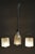 Black Mid-Century Chrome and Opaline Glass Chandelier by Drukov, Czech, 1970s For Sale - Image 8 of 10