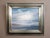 VEILS OF LIGHT Size: 18.9 x 21.9 inches (including frame) Oil on canvas A serene mid-century modern composition that...