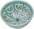 Late 19th Century Turquoise Andalusian-Patterned Ceramic Decorative Bowl For Sale - Image 4 of 8