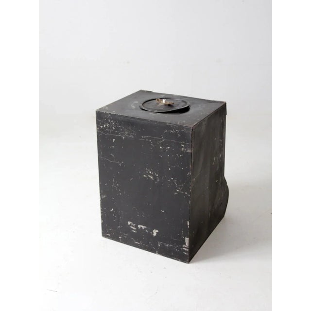 Antique Victorian Hand Painted Tea Bin For Sale - Image 4 of 13
