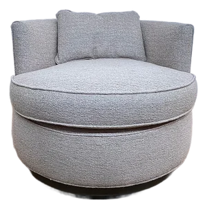 Kravet Provo Swivel Chair Round Lounge Chair Modern