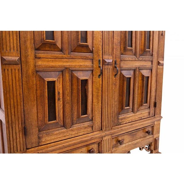 Brown Antique French Wardrobe, 1840 For Sale - Image 8 of 11