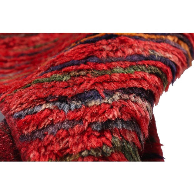 Vintage Turkish Tulu Rug, 01'07 X 05'02 For Sale In Dallas - Image 6 of 10