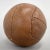 Vintage Brown Leather Medicine Ball, 1930s For Sale - Image 3 of 6
