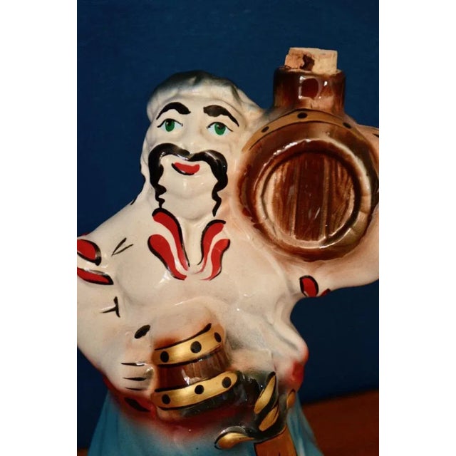 Boho Chic Vintage Ceramic Bottle from Cossack, 1960s For Sale - Image 3 of 8
