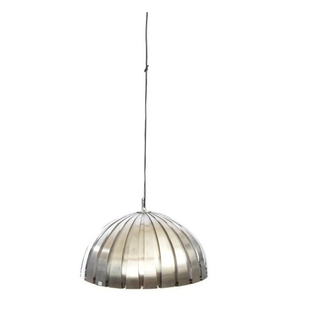Silver Calotta Pendant Lamp by Elio Martinelli for Martinelli Luce, Italy, 1970s For Sale - Image 8 of 15