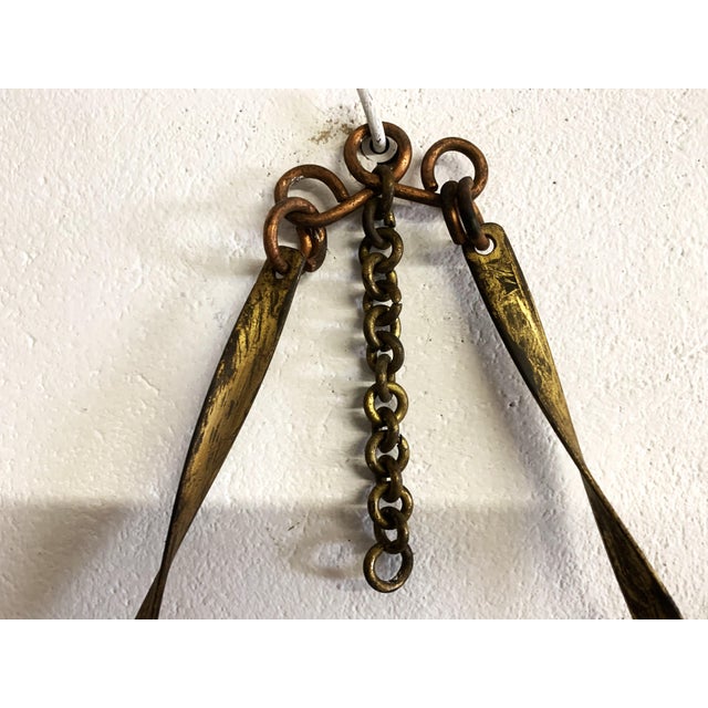 Handmade Copper and Brass Feeder, 1950s For Sale - Image 9 of 11