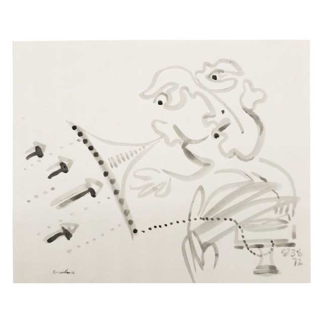 Surveillance Robert Lohman, c. 1972 In Surveillance, Robert Lohman combines figurative abstraction, caricature, and...