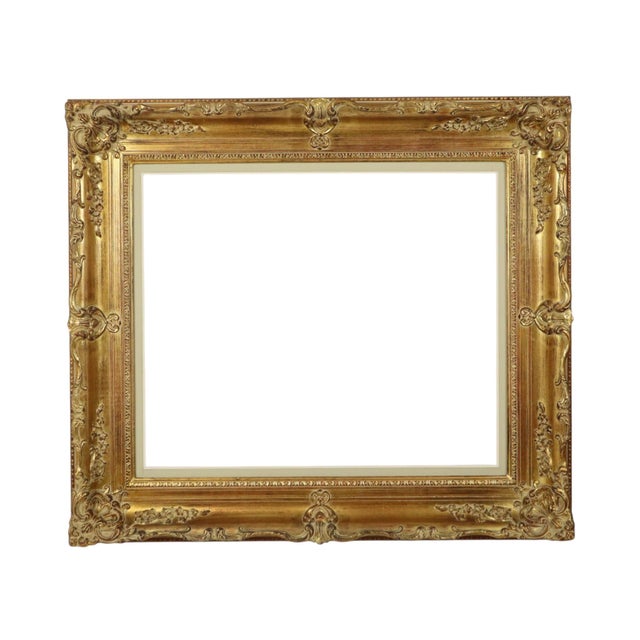 Baroque Style Frame in Classic Gold, 1920s For Sale - Image 18 of 18