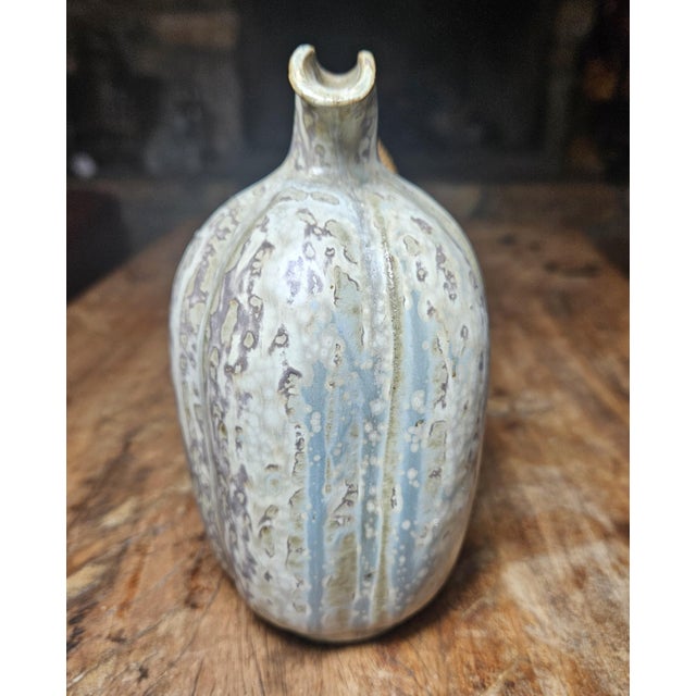 1940s 1940s Arne Bang Woven Gourd Shaped Rattan Handle Jug For Sale - Image 5 of 13