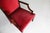 Vintage Belgian Empire‑Style Armchair in Wood and Red Velvet, 1950s For Sale - Image 6 of 11