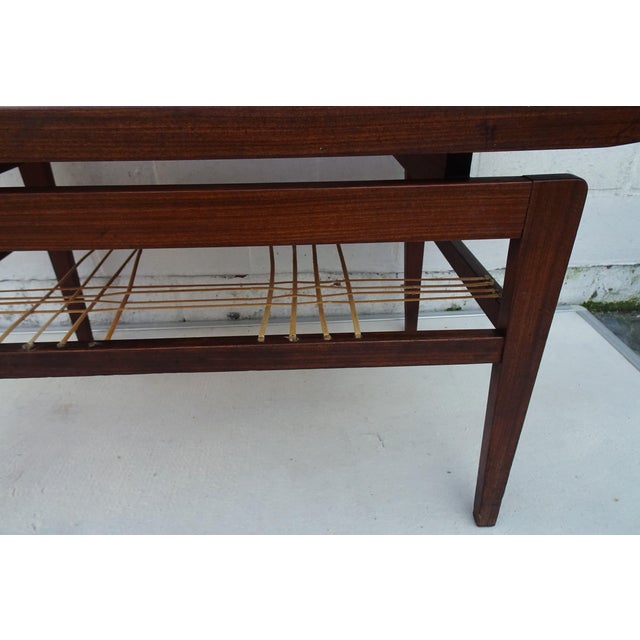 Teak Coffee Table with Ceramic Tiles from Vallauris Lascaux, 1950s For Sale - Image 14 of 18