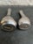 1990s Vintage Salt & Pepper Silverplate Shakers Postmodern For Sale - Image 5 of 5