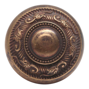 Antique Sargent Brass Concentric Single Entry Dalton Door Knob