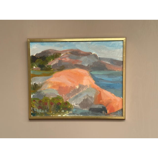 E. Björck, Serene Landscape, 1988, Oil Painting on Canvas, Framed For Sale - Image 6 of 15