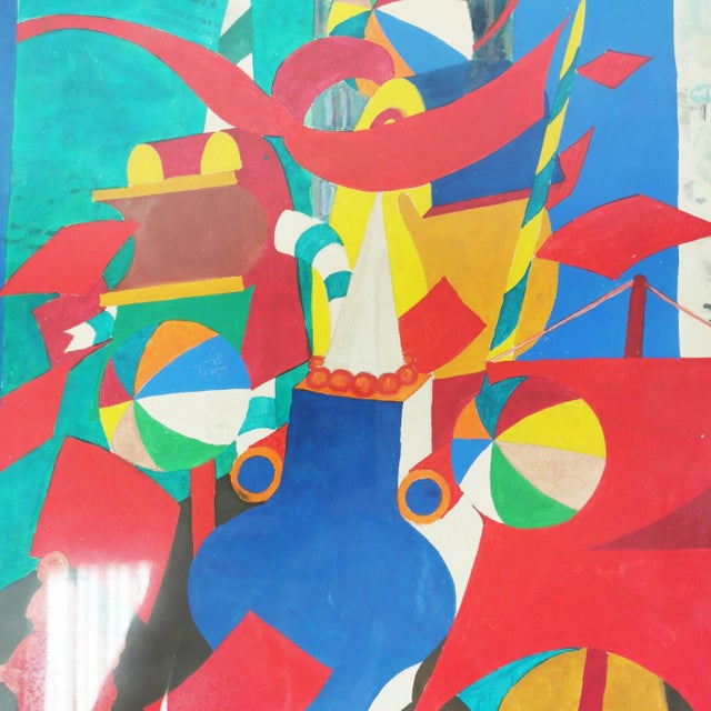 Bent Karl Jacobsen, Surrealist Composition, 1970s, Mixed Media on Paper For Sale - Image 11 of 17