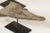 Mid 20th Century Carved Wood Crocodile Head Boat Prows on Stands, Papua New Guinea - Set of 3 For Sale - Image 5 of 11