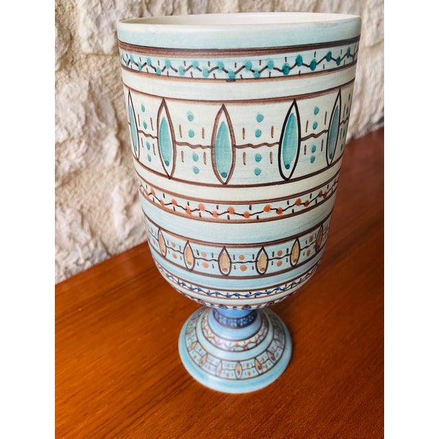 Mid-Century Ceramic Vase by Louis Bacculini, Vallauris, 1960s For Sale - Image 10 of 18