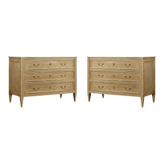 Pair of French Oak Dressers For Sale