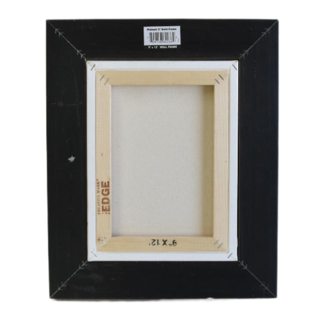 Cows in a Field of Flowers Oil Painting Including the Antiqued Gold Wood Frame For Sale In Los Angeles - Image 6 of 7