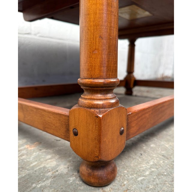 Mid 20th Century Beautiful Stickley Maple Draw Leaf Coffee Table For Sale - Image 14 of 14