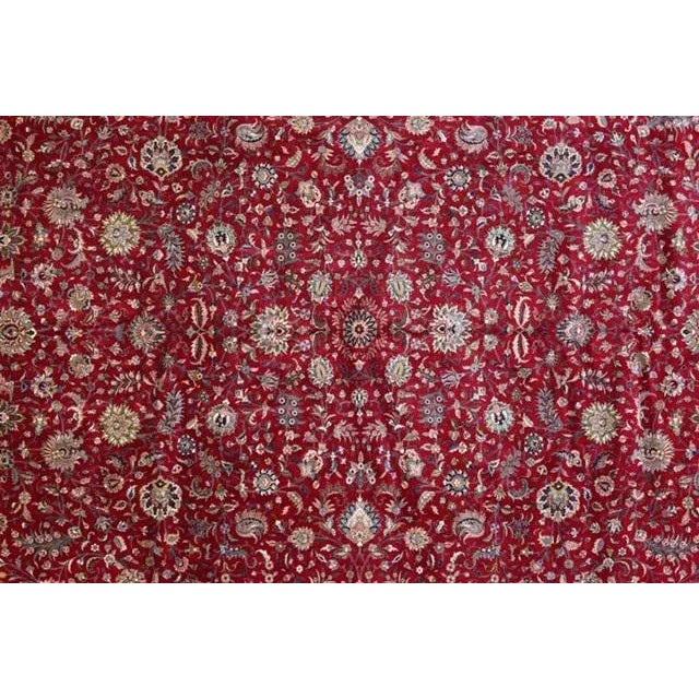 Persian 1960's Persian Tabriz Palace Rug, 14'3" X 16'10" For Sale - Image 3 of 12