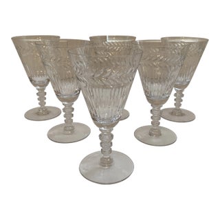Mid 20th Century Tiffin Crystal Goblets - Set of 6 For Sale