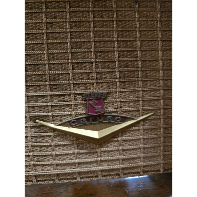 Wood 1960s MCM Nordmende Caruso Radio Record Player Cabinet - West Germany For Sale - Image 7 of 14