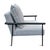 Grey Blue Sherpa Pillow Chair For Sale - Image 4 of 9