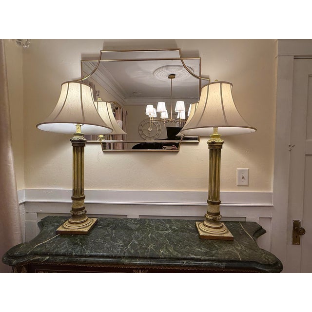 Early 20th Century Rare Neoclassical Ornate Italian Marble Gilded Buffet For Sale In Milwaukee - Image 6 of 12
